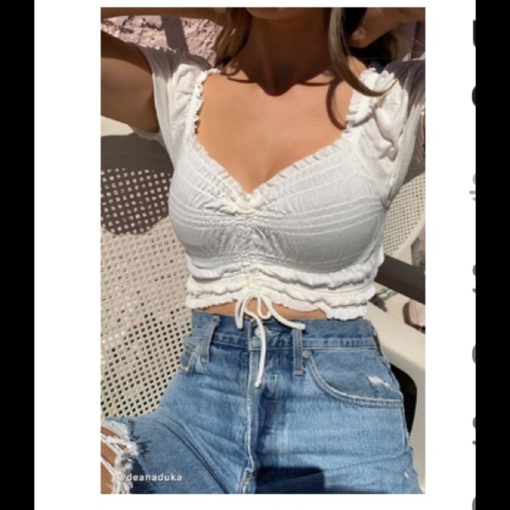 Urban Outfitters cinched off the shoulder top
